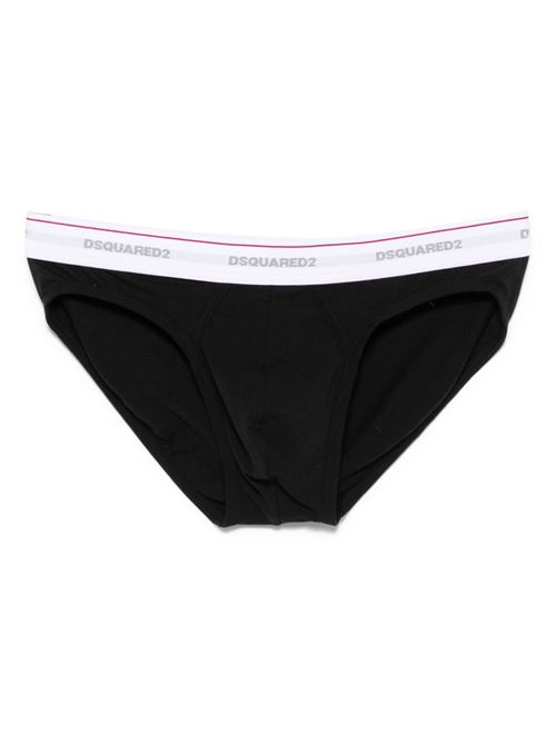 Slip intimo uomo Dsquared2 3 pack neri Dsquared | DCX300060001