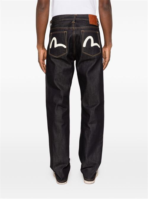 Jeans uomo Evisu indigo con logo gabbiano EVISU | 2EAHTM5JE1233INDIGO
