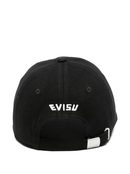 Cappello uomo Evisu nero con logo EVISU | 2EAHTU5HT1238BLACK