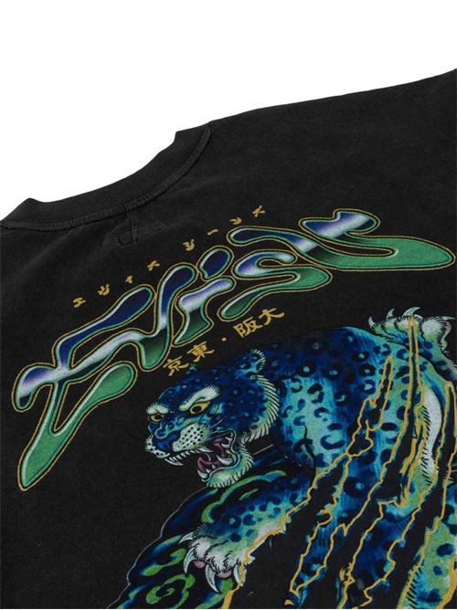 T-shirt uomo Evisu nera con stampa grafica EVISU | 2ESHTM6TS1089BLACK