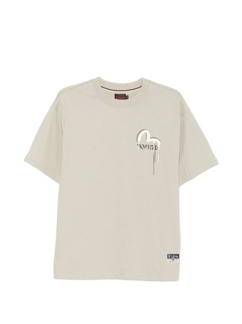 T-shirt uomo Evisu grigia con stampa logo EVISU | 2ESHTM6TS1097GREY