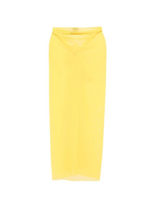 Pareo donna in tulle giallo FISICO | S6/F/CP06L0F0203