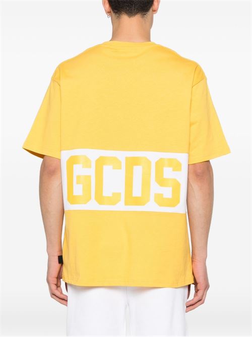 T-shirt uomo mezza manica gialla GCDS GCDS | Z0MLQC140J101240A