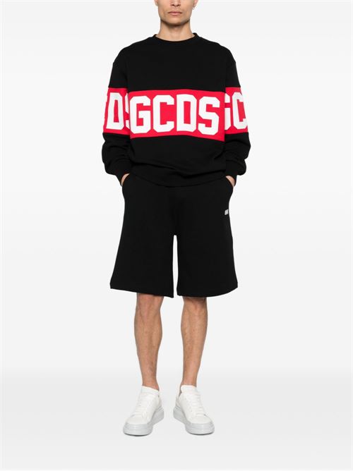 Felpa uomo girocollo nera GCDS GCDS | Z0MLQE139F004999R