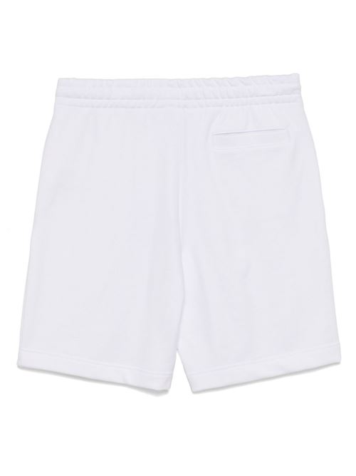 Bermuda uomo sportivo bianco LACOSTE | GH9860001