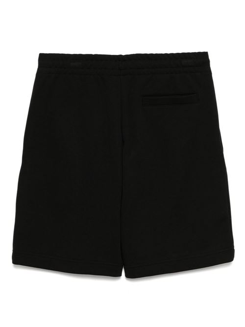 Bermuda uomo sportivo nero LACOSTE | GH9860031