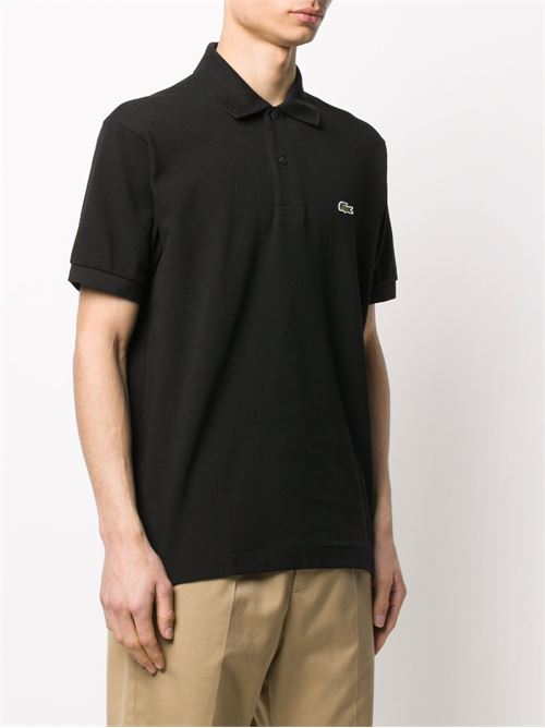 Polo uomo manica corta nera LACOSTE | L1212031