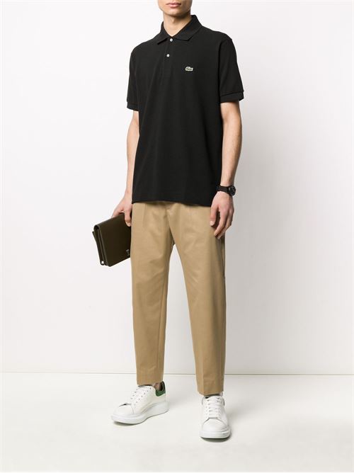 Polo uomo manica corta nera LACOSTE | L1212031