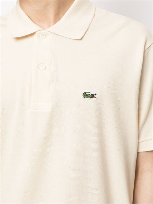 Polo uomo manica corta panna LACOSTE | L1212056