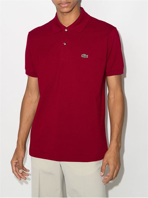 Polo uomo maniche corte bordeaux LACOSTE | L1212476