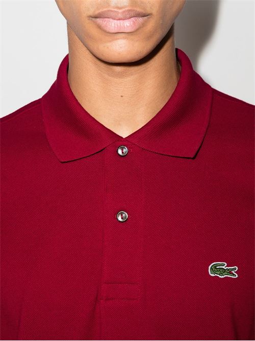 Polo uomo maniche corte bordeaux LACOSTE | L1212476