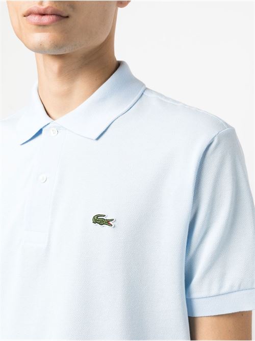 Polo uomo maniche corte celeste LACOSTE | L1212T01
