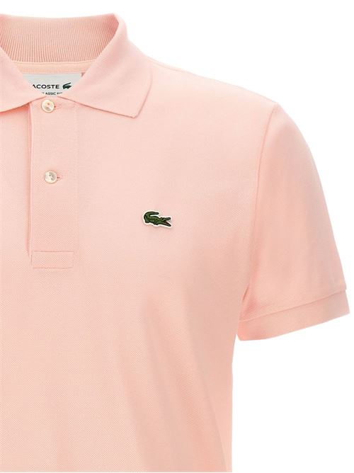 Polo uomo maniche corte rosa LACOSTE | L1212T03