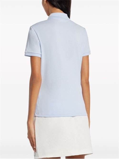 Polo donna manica corta celeste LACOSTE | PF5462J2G