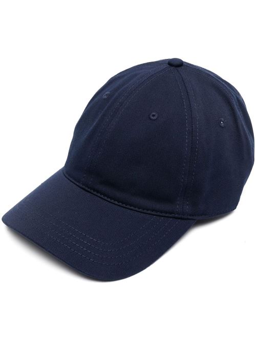 Cappello con tesa in twill marine LACOSTE | RK0440166