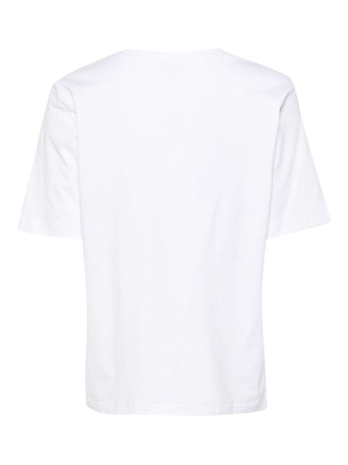 T-shirt donna manica corta con scollo a V LACOSTE | TF7300001