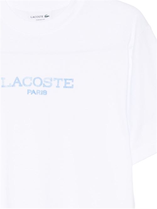 T-shirt uomo Lacoste celeste manica corta LACOSTE | TH1435001