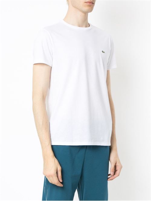T-shirt uomo manica corta bianca LACOSTE | TH6709001