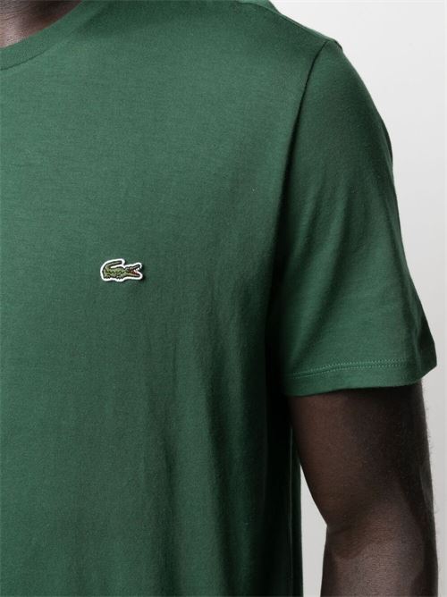 T-shirt uomo manica corta verde inglese LACOSTE | TH6709132