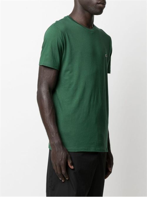 T-shirt uomo manica corta verde inglese LACOSTE | TH6709132