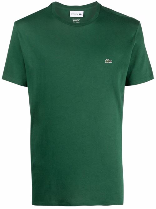 T-shirt uomo manica corta verde inglese LACOSTE | TH6709132