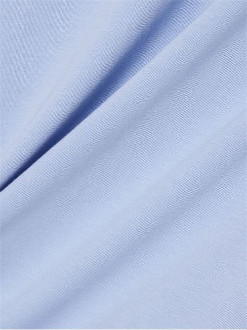 T-shirt uomo manica corta celeste LACOSTE | TH6709AEY