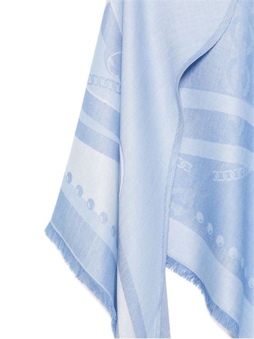 Sciarpa donna celeste con frange LIU-JO | 2A6024T030083937
