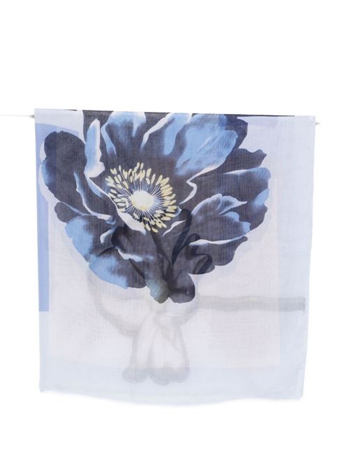 Foulard donna Liu Jo floreale celeste LIU-JO | 2A6042T274544115