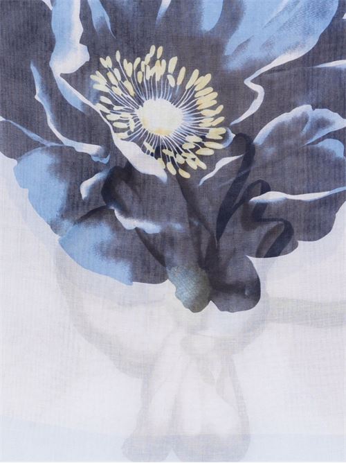 Foulard donna Liu Jo floreale celeste LIU-JO | 2A6042T274544115
