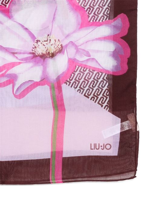 Foulard donna Liu Jo floreale rosa LIU-JO | 2A6042T274591620