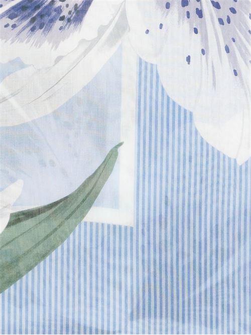 Foulard donna Liu Jo floreale maculato celeste LIU-JO | 2A6050T273853932