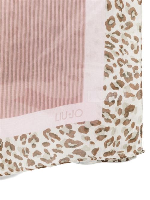 Foulard donna Liu Jo floreale maculato rosa LIU-JO | 2A6050T2738X0756