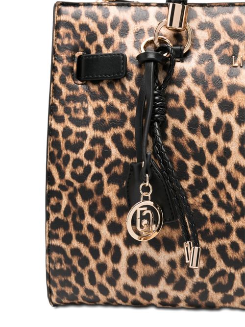 Borsa donna tote con stampa leopardata LIU-JO | AA6086E111900047