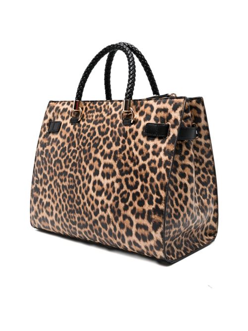 Borsa donna tote con stampa leopardata LIU-JO | AA6086E111900047