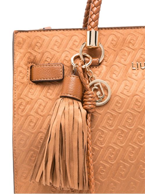 Borsa donna tote con motivo monogram LIU-JO | AA6086T384AX0742