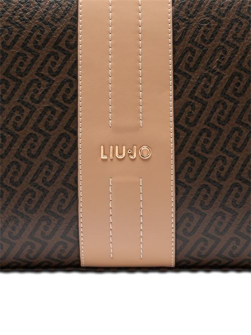 Borsa donna tote media con monogramma LIU-JO | AA6104E1118C3904