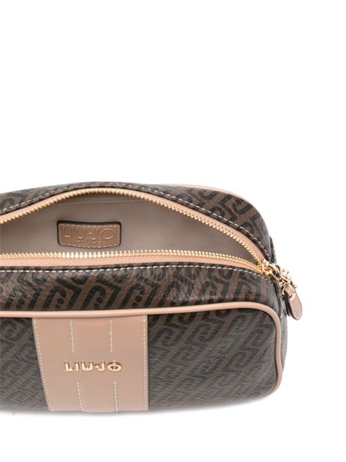 Borsa donna a tracolla con motivo monogram LIU-JO | AA6106E1118C3904