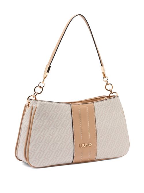 Borsa donna a spalla con motivo monogram LIU-JO | AA6107E1118C3920