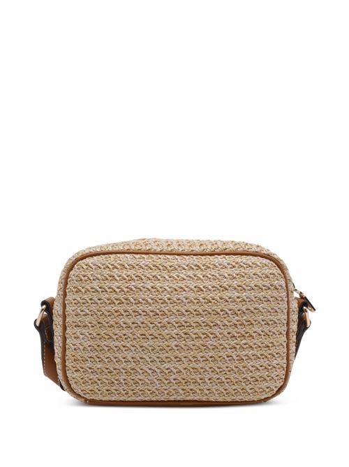 Borsa donna Liu Jo camera bag beige con logo LIU-JO | AA6114T383A00005