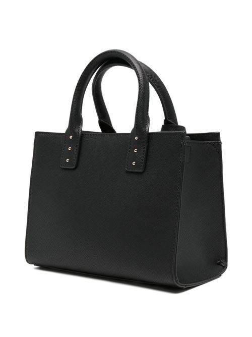 Borsa donna Liu Jo tote piccola nera con logo LIU-JO | AA6150ES02922222