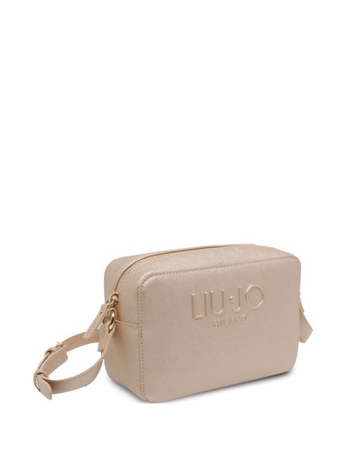 Borsa donna a spalla con logo goffrato LIU-JO | AA6153ES02990048