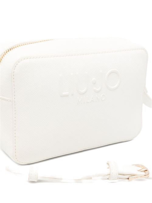 Borsa donna a spalla con logo goffrato LIU-JO | AA6153ES029X0459
