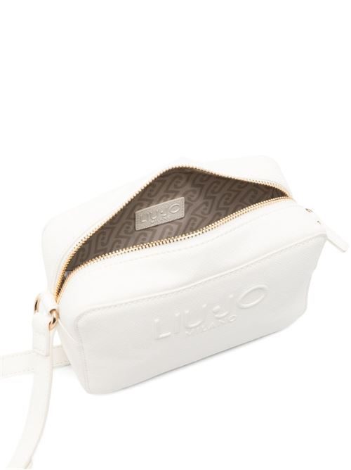 Borsa donna a spalla con logo goffrato LIU-JO | AA6153ES029X0459