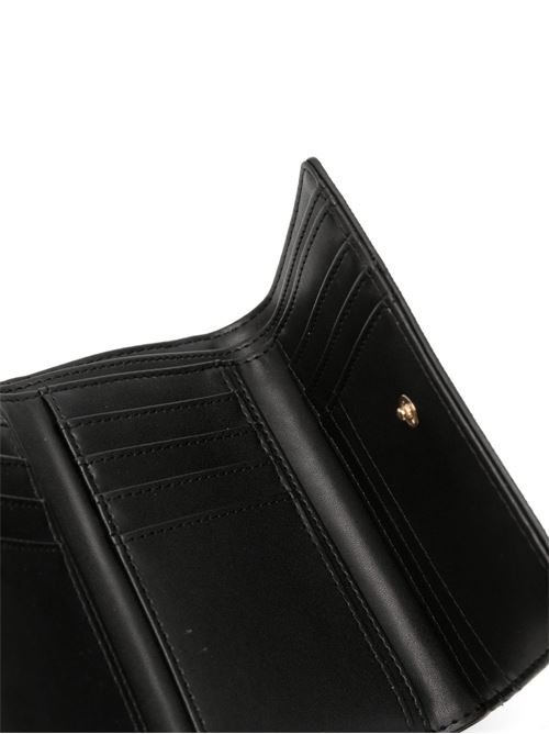 Portafoglio donna nero con logo goffrato LIU-JO | AA6172ES02922222