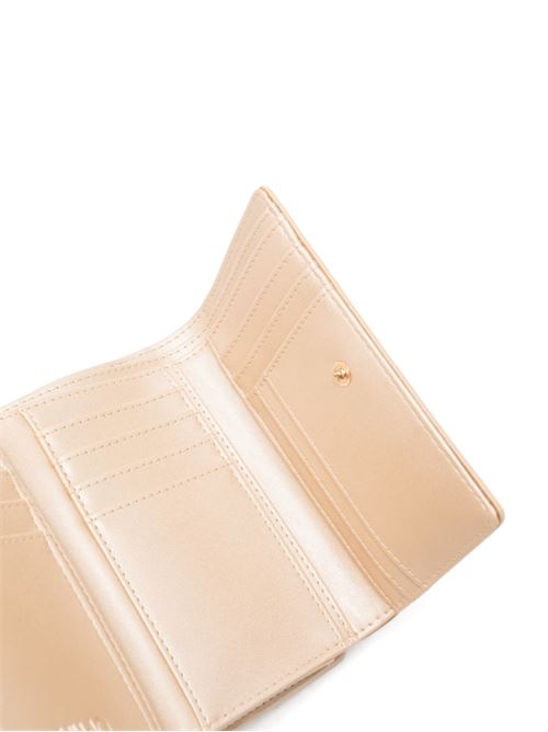 Portafoglio donna oro con logo goffrato LIU-JO | AA6172ES02990048