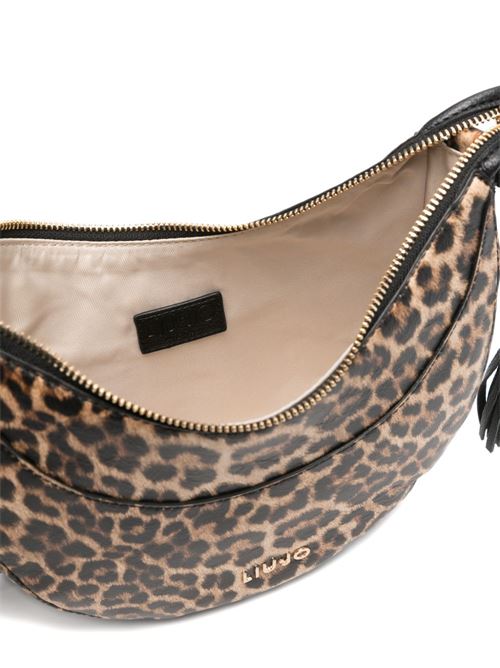 Borsa donna a spalla con stampa animalier LIU-JO | AA6186E111900047