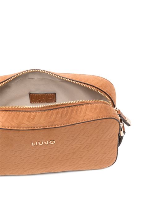 Borsa donna a tracolla con motivo monogram LIU-JO | AA6211T384AX0742