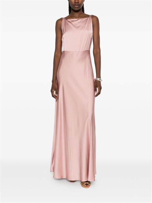 Abito donna Liu Jo lungo smanicato in raso rosa antico LIU-JO | CA6173T522AP9645