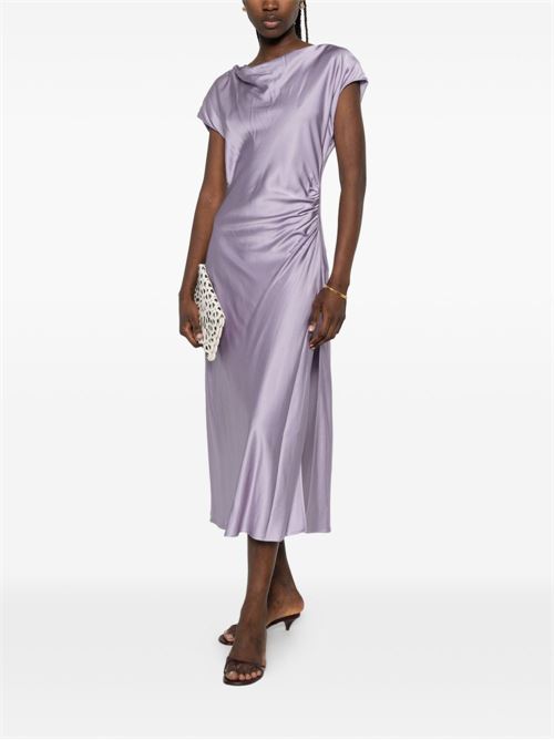 Abito lungo donna Liu Jo raso lilla manica corta LIU-JO | CA6176T522AP9647