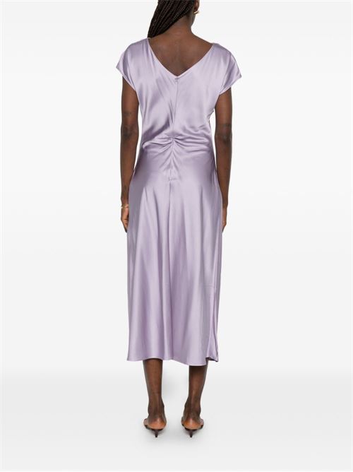 Abito lungo donna Liu Jo raso lilla manica corta LIU-JO | CA6176T522AP9647